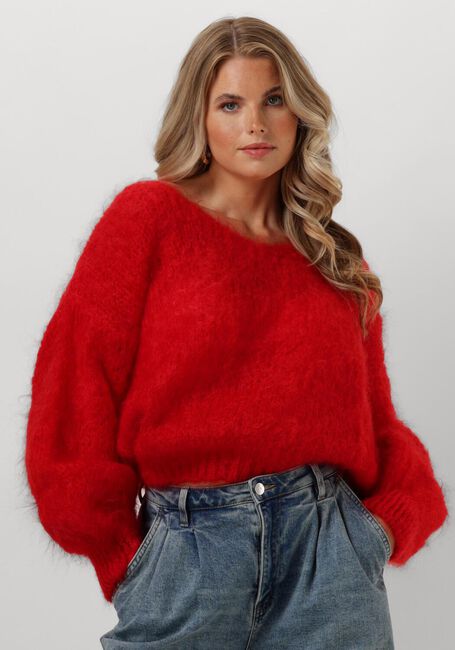 Rote AMERICAN DREAMS Pullover MILANA LS MOHAIR KNIT - large