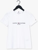Weiße TOMMY HILFIGER T-shirt HERITAGE HILFIGER C-NK REG TEE