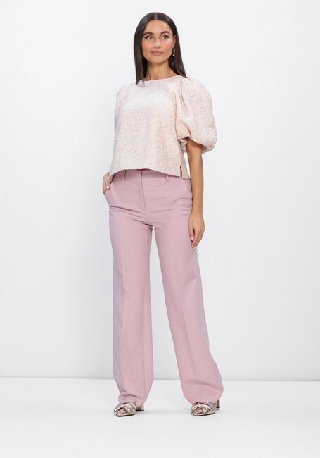 Taupe SELECTED WOMEN Weite Hose SLFRITA MW WIDE PANT MEL - large