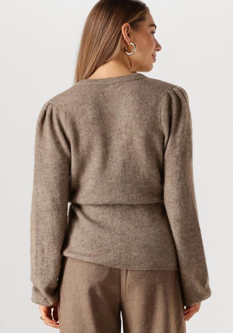 Braune MSCH COPENHAGEN Strickjacke MSCHGUSTE HOPE WRAP CARDIGAN - large