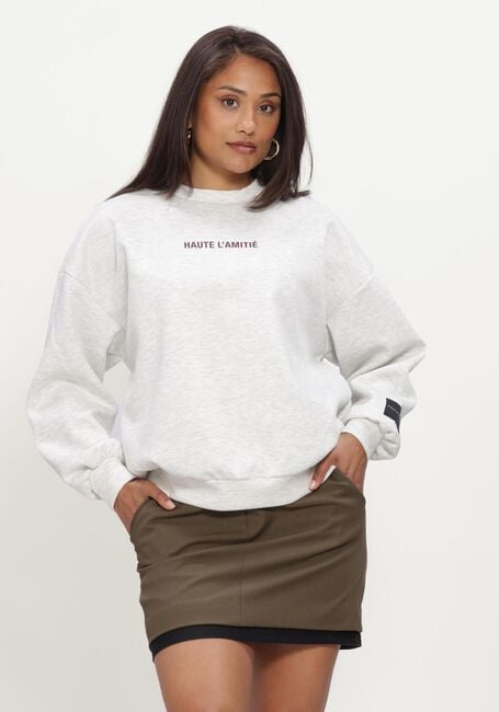 Hellgrau HAUTE L'AMITI&Eacute; Pullover & Cardigans BACK PRINT STUDIO SWEAT - large
