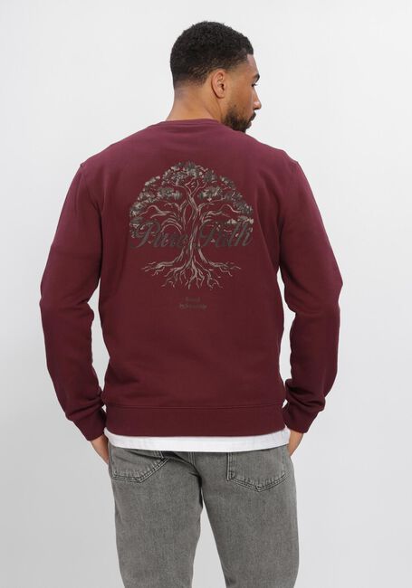 Bordeaux PURE PATH Pullover ROOTED TREE - large