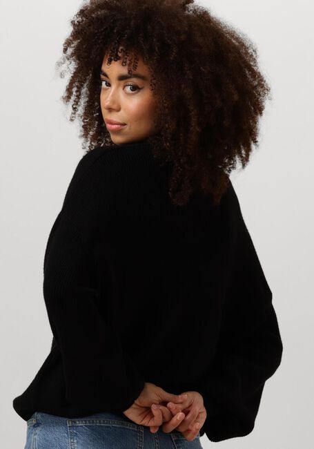 Schwarze MSCH COPENHAGEN Rollkragenpullover MSCHMAGNEA RACHELLE RIB PULLOVER - large