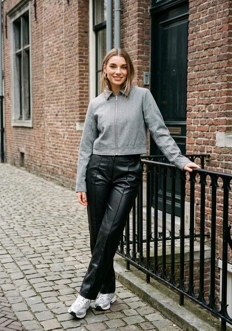 Graue MSCH COPENHAGEN Tops & T-shirts MSCHBETRINA O LS TOP - large