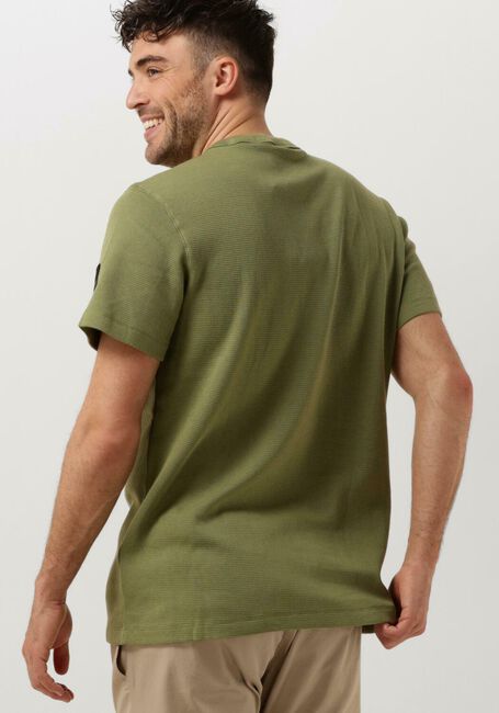 Grüne CALVIN KLEIN T-shirt BADGE WAFFLE TEE - large