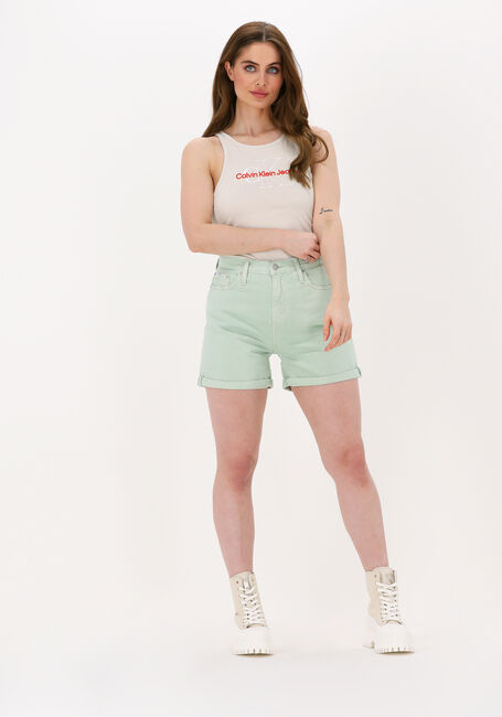 Nicht-gerade weiss CALVIN KLEIN Top TWO TONE MONOGRAM TANK TOP - large