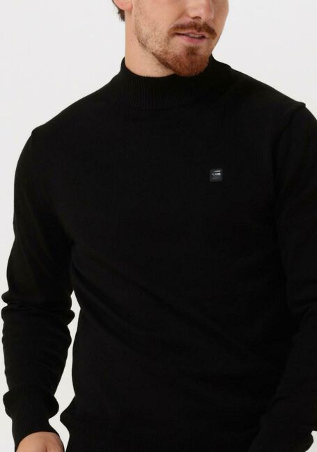 Schwarze G-STAR RAW Pullover PREMIUM CORE MOCK KNIT - large