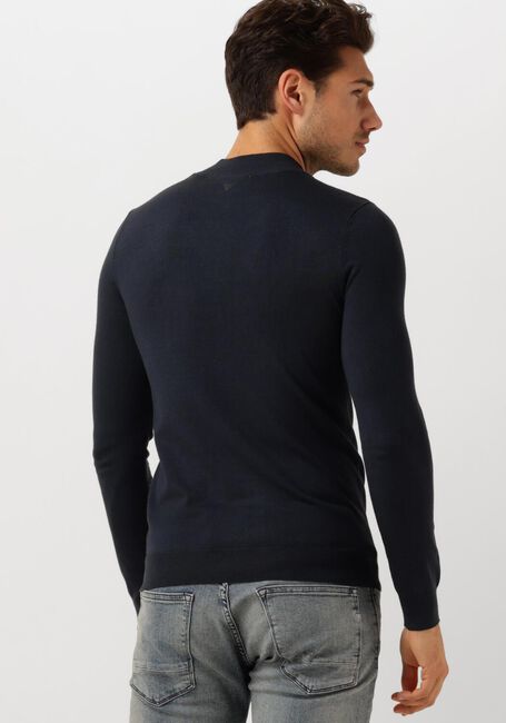 Dunkelblau PURE PATH Pullover ESSENTIAL KNITWEAR HALFZIP SWEATER - large