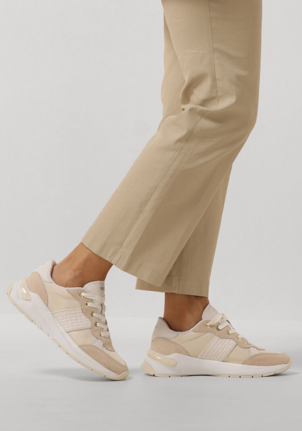 Beige BOSS Sneaker Low SKYLAR - large