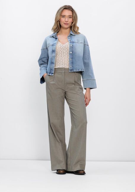 Blaue DANTE6 Jeansjacke TALISA DENIM CAPE SHIRT - large