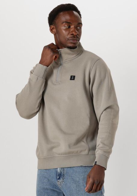 Graue BUTCHER OF BLUE Sweatshirt ARMY HALF ZIP - large