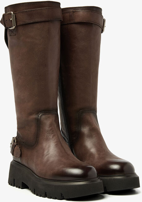 Braune VIA VAI Hohe Stiefel ZIVA BLAINE - large