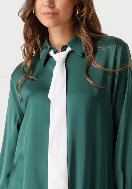 Grüne VANILIA Blusen SATIN WRAP BLOUSE - large