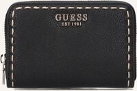 Schwarze GUESS Portemonnaie ZAMIRA SLG MEDIUM ZIP AROUND Schwarze GUESS Portemonnaie ZAMIRA SLG MEDIUM ZIP AROUND - medium