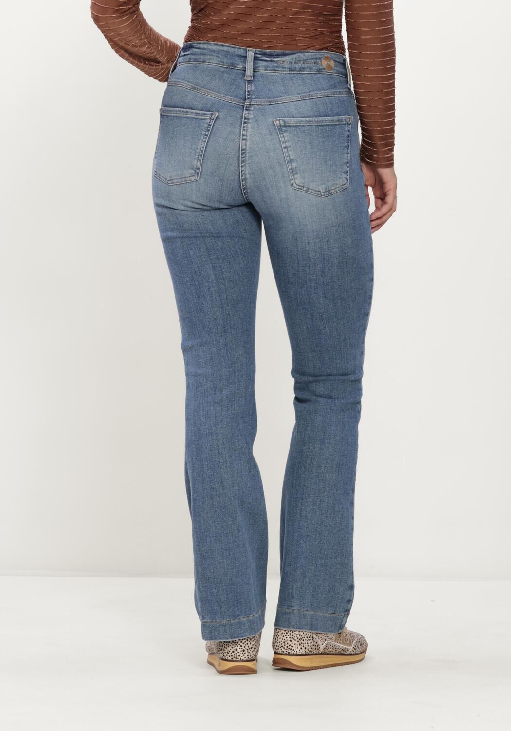 Blaue MAC Wide jeans 0358L AUTHENTIC MEGA FLEX - large
