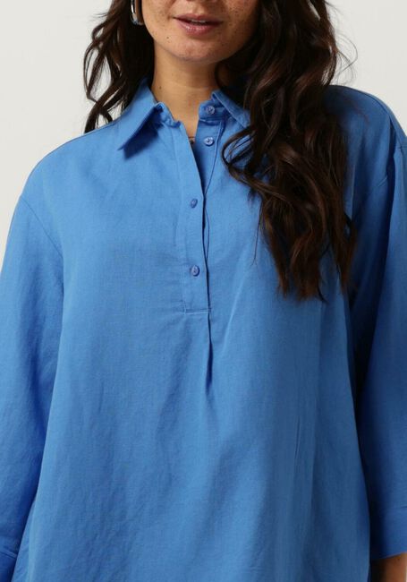 Blaue MSCH COPENHAGEN Minikleid MSCHKUAN MIRILLA 3/4 DRESS - large