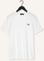 Weiße FRED PERRY T-shirt RINGER T-SHIRT Weiße FRED PERRY T-shirt RINGER T-SHIRT - medium