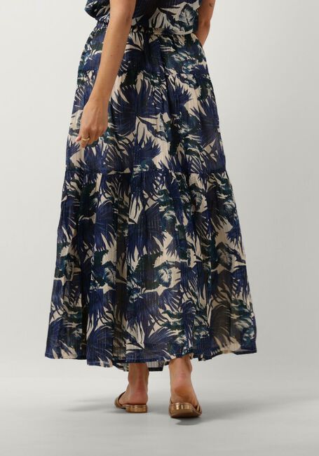 Blaue LOLLYS LAUNDRY Maxirock SUNSETLL MAXI SKIRT - large