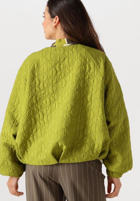 Gr&uuml;ne STUDIO ANNELOES Jack Luun jacquard jacket - large