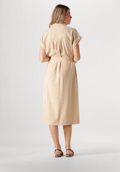 Beige MSCH COPENHAGEN Midikleid MSCHIMILA SELIA SS DRESS - large