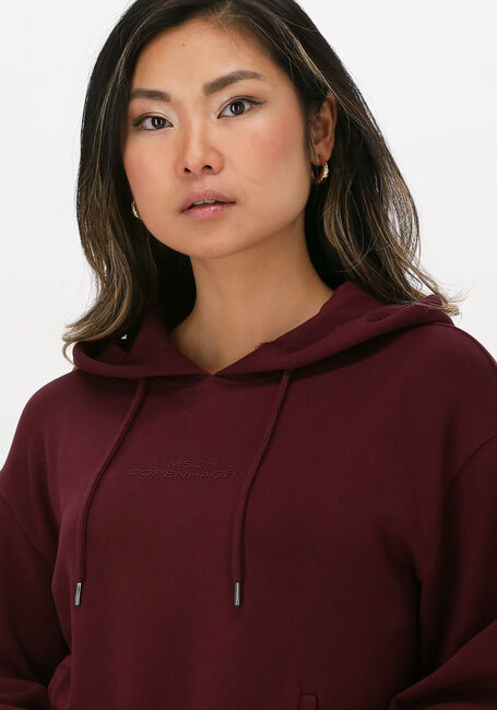 Bordeaux MSCH COPENHAGEN Sweatshirt IMA DS LOGO HOOD SWEATSHIRT - large