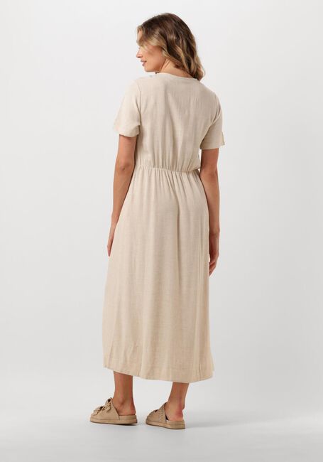 Beige Y.A.S. Maxikleid YASBINA SS ANKLE DRESS - large