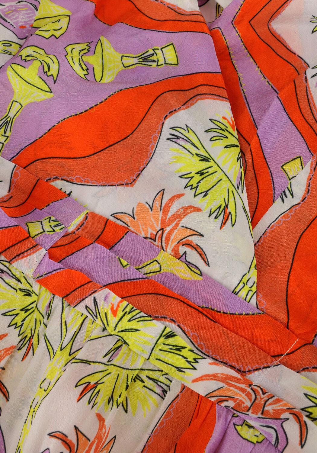 Orangene POM AMSTERDAM Maxikleid STRAP MARRAKESH SUMMER DRESS - large