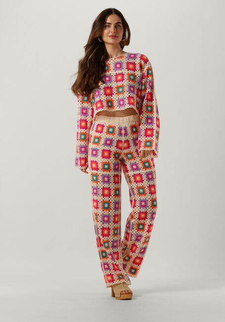 Mehrfarbige/Bunte REFINED DEPARTMENT Weite Hose CLARA - large