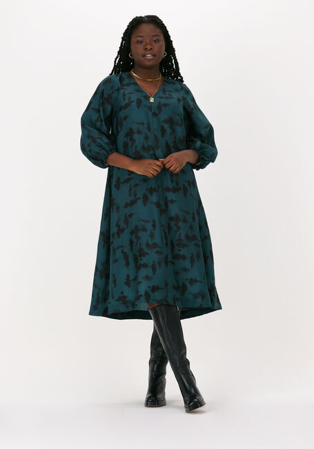 Grüne JUST FEMALE Midikleid FALLOW DRESS - large