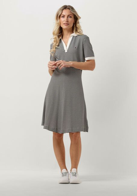 Blaue TOMMY HILFIGER Minikleid F+F OPEN PLCKTLYCLL POLO DRESS - large