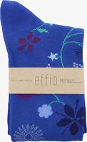 Blaue EFFIO Socken BLOOM - medium