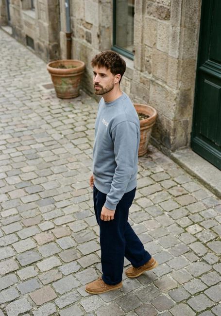 Blaue THE GOODPEOPLE Sweatshirt LTEDDY - large