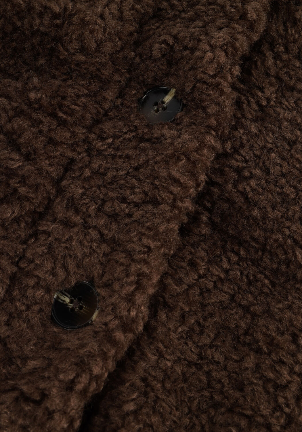 Braune MOVES Teddy-Jacke LESARI - large
