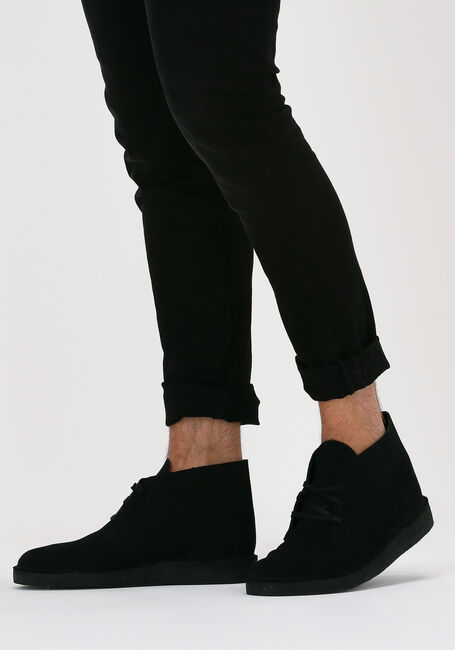 Schwarze CLARKS ORIGINALS Schnürboots DESERT COAL - large