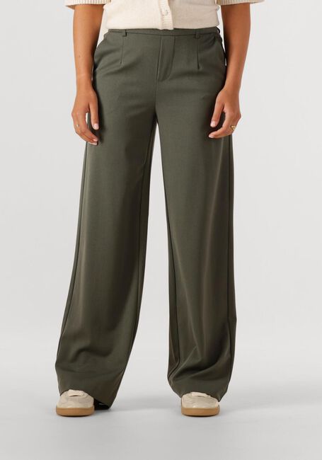 Khaki OBJECT Hose OBJLISA WIDE PANT - large