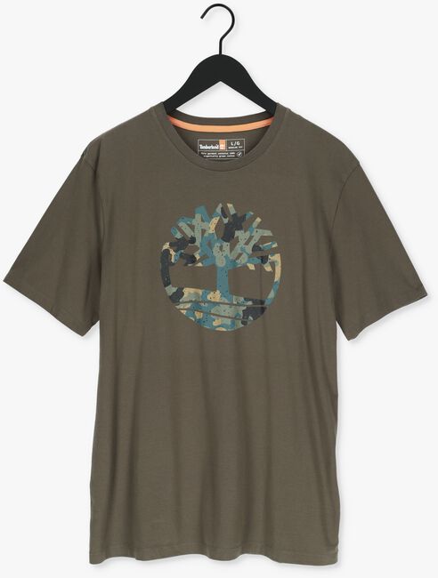 Grüne TIMBERLAND T-shirt SS TREE LOGO SEASONAL CAMO TEE - large