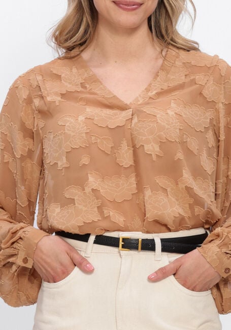 Braune AAIKO Tops & T-shirts ALANA CHIFFON PES 509 - large