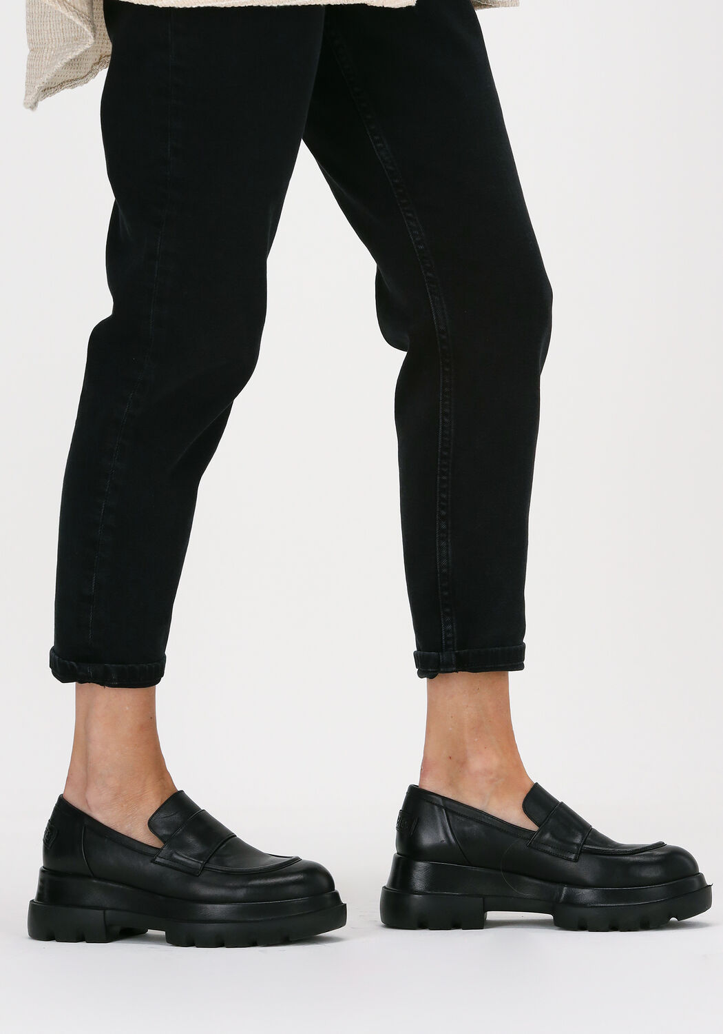 Schwarze SHABBIES Loafer 120020059 - large