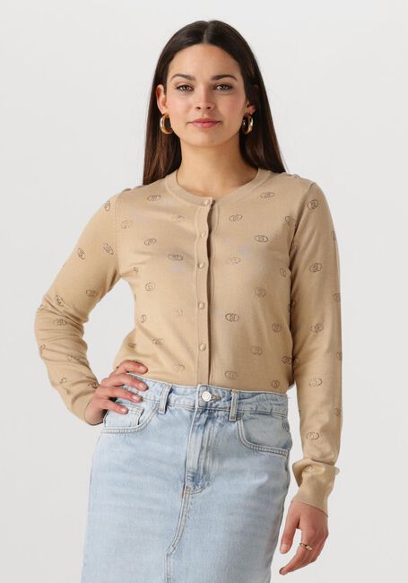 Beige LIU JO Strickjacke ECS MAGLIA APERTA M/L - large