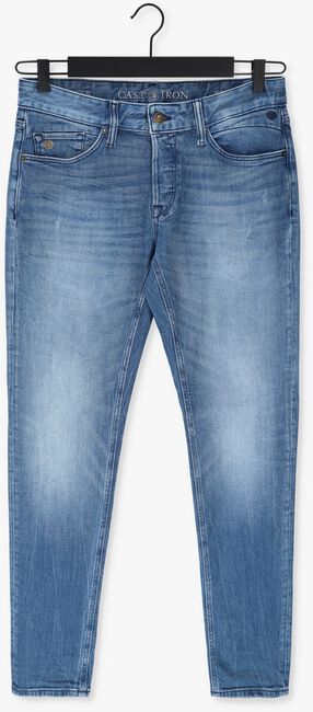 Blaue CAST IRON Slim fit jeans RISER SLIM BRIGHT BLUE WASH - large