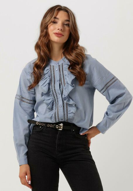 Hellblau LOLLYS LAUNDRY Blusen RIKSHAW SHIRT - large
