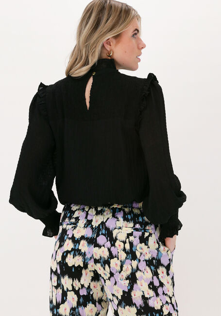 Schwarze NEO NOIR Blusen MELINDA SOLID BLOUSE - large