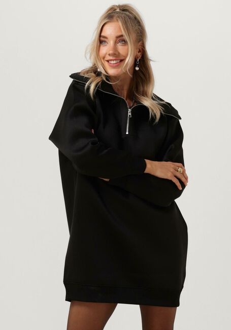 Schwarze CALVIN KLEIN Minikleid SPACER ZIP LOOSE DRESS - large