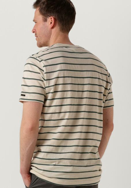 Nicht-gerade weiss PME LEGEND T-shirt SHORT SLEEVE R-NECK SPACE YD STRIPED JERSEY - large