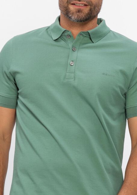 Graue GENTI Polo-Shirt POLO 3 BUTTON SS 1219 - large
