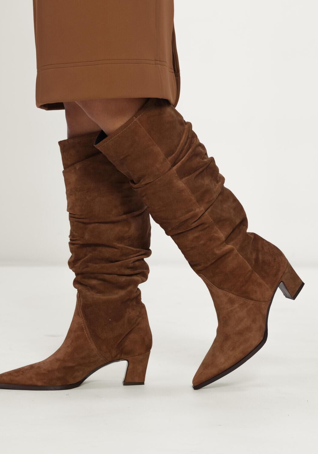 Braune LINA LOCCHI Hohe Stiefel AX 123 - large