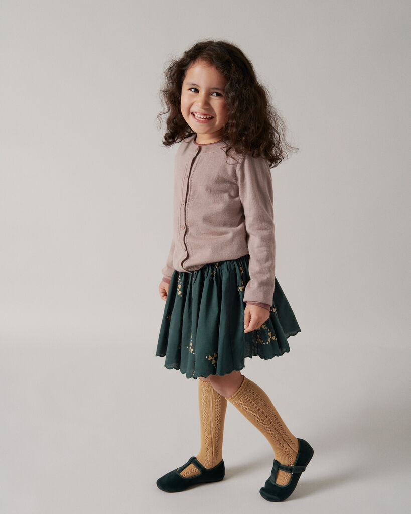 Gr&uuml;ne MARMAR COPENHAGEN Minirock SELINE SCALLOP - large