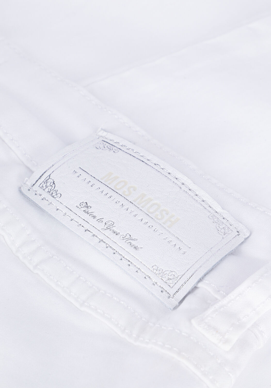 Wei&szlig;e MOS MOSH Slim fit jeans NAOMO ROMA 7/8 PANT - large