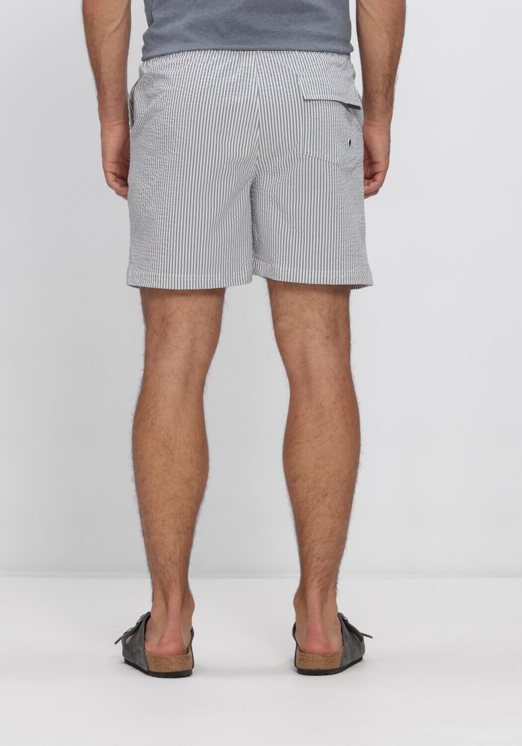 Blaue PROFUOMO Badehosen SWIMSHORT SF - large