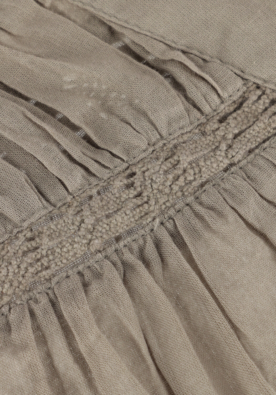 Taupe NEO NOIR Blusen LYLA S VOILE BLOUSE - large